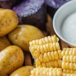 馬鈴薯、玉米與紫薯