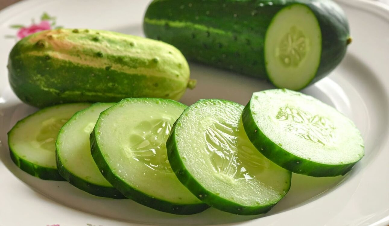 切開後的小黃瓜依然清脆