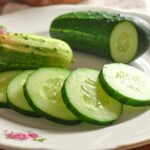 切開後的小黃瓜依然清脆