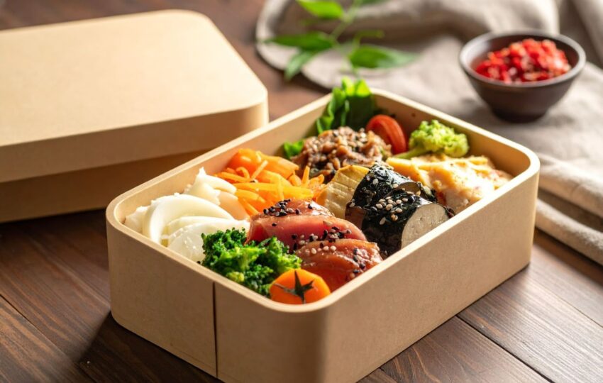 便當盒分裝完成